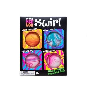 Nee Doh Teenie Swirl of 4